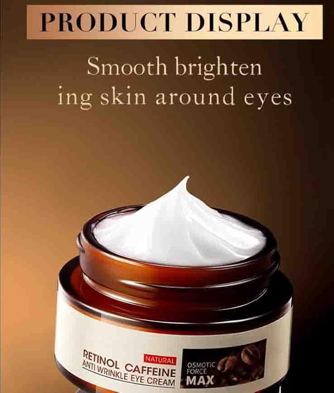 🌟 Retinol Caffeine Anti-Wrinkle Eye Cream – Bright, Youthful Eyes Every Day! 👁✨ Unique MAll