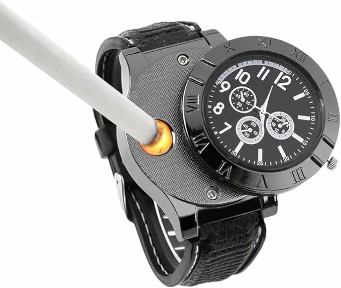 New Military USB Lighter Watch Men's TrendyZone
