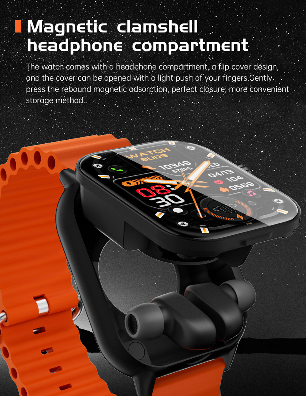 Hepu - 2-in-1 Smart Watch Trendy zone