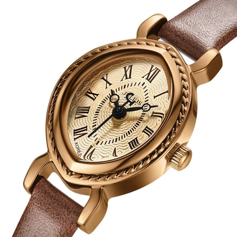 Oval Belt Quartz Movement Waterproof Compact Fashion Watch TrendyZone