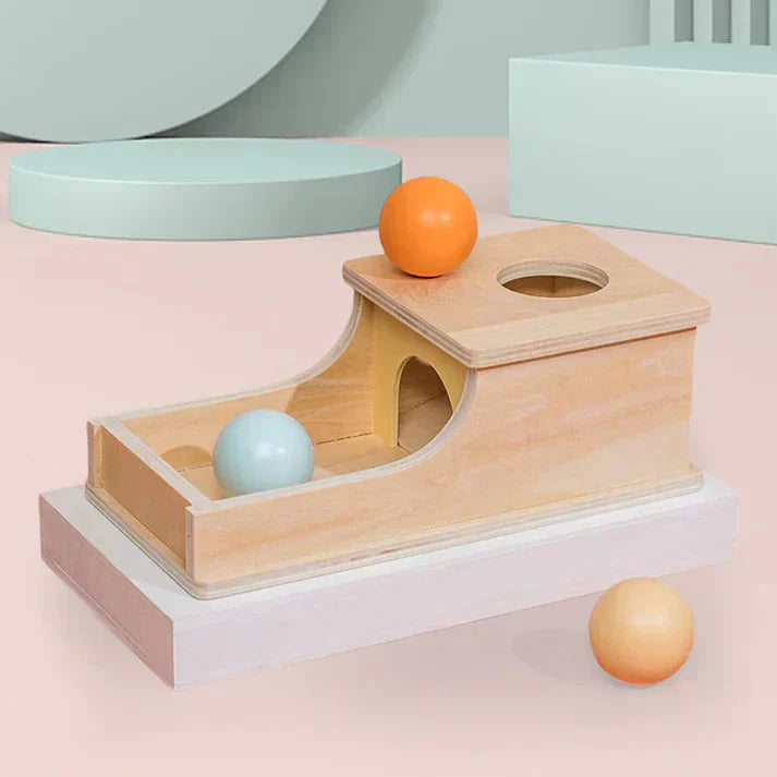 New Wooden Montessori Teaching Aids Sensory Training Target Box Toys UAE