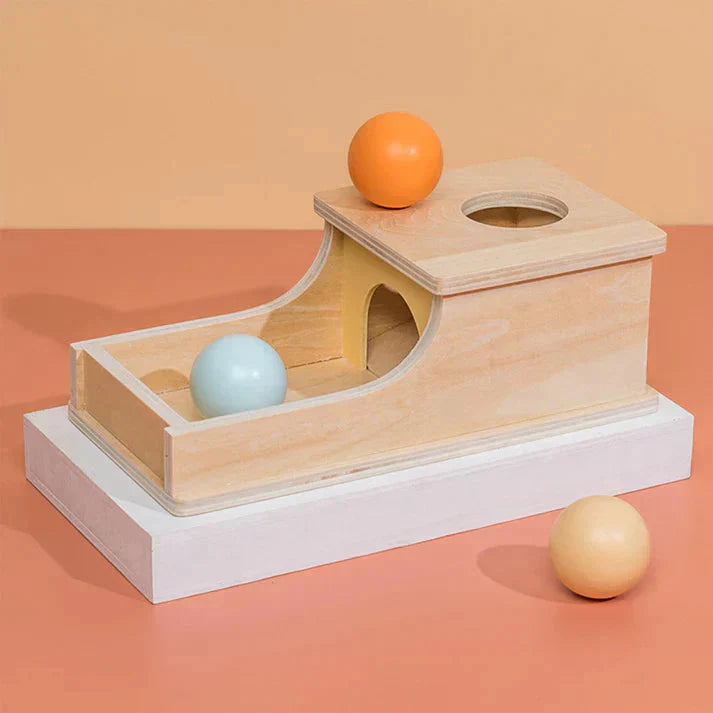 New Wooden Montessori Teaching Aids Sensory Training Target Box Toys UAE